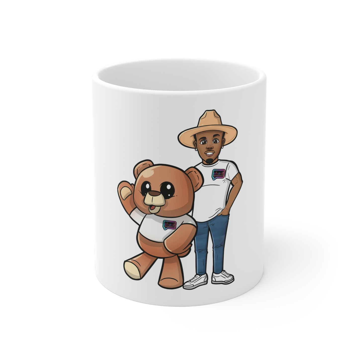 Henry and Wordy Bear" Ceramic Mugs (11oz\15oz\20oz)