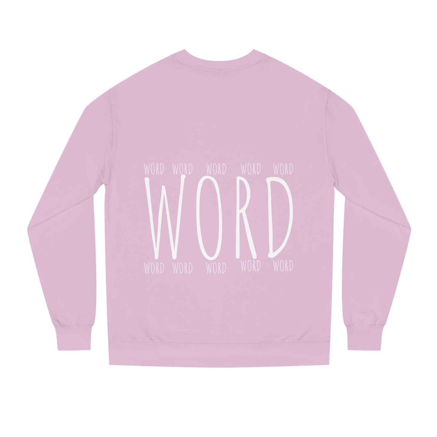 Unisex "Word" Crew Neck Sweatshirt