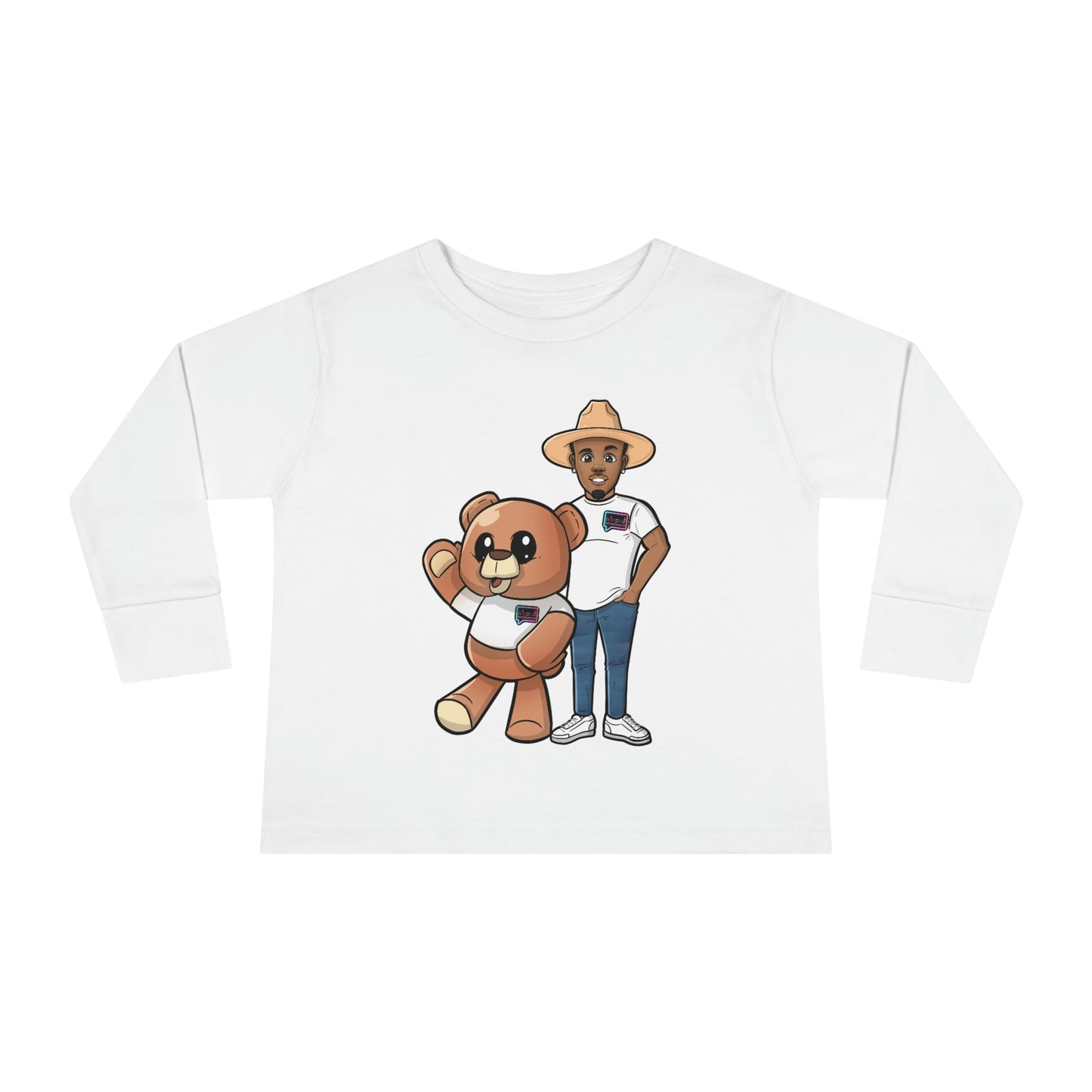 Toddler "Henry and Wordy Bear"  Long Sleeve Tee