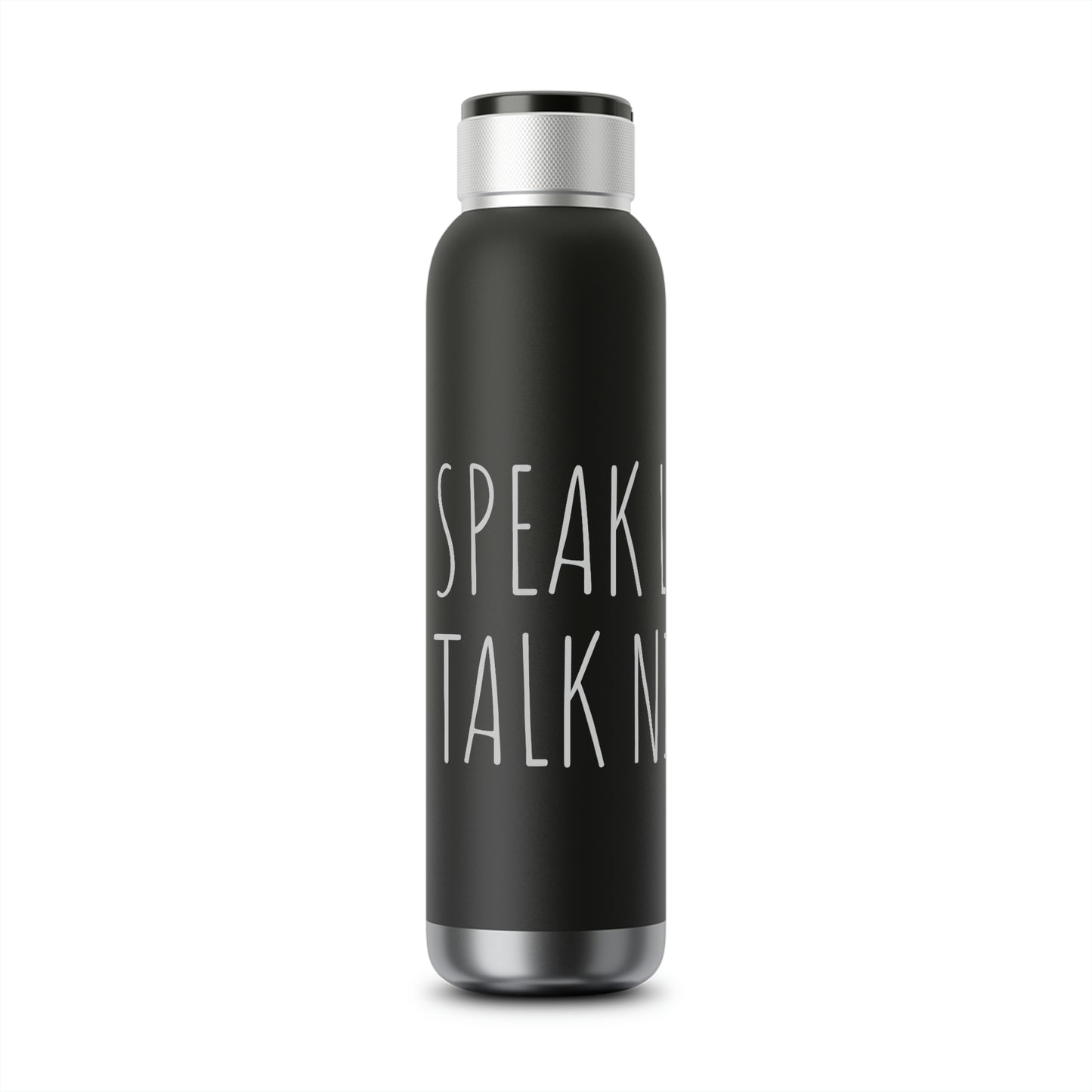 "Speak Life- Talk Nice" Bluetooth Soundwave Copper Vacuum Audio Bottle 22oz