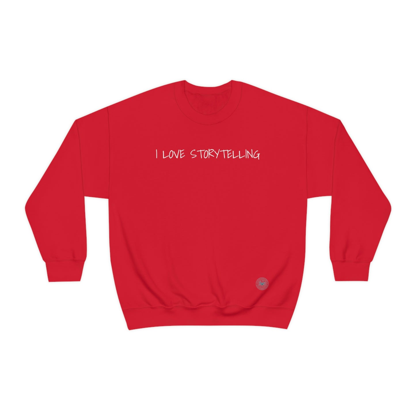 "I LOVE STORYTELLING" Crewneck Unisex Sweatshirt