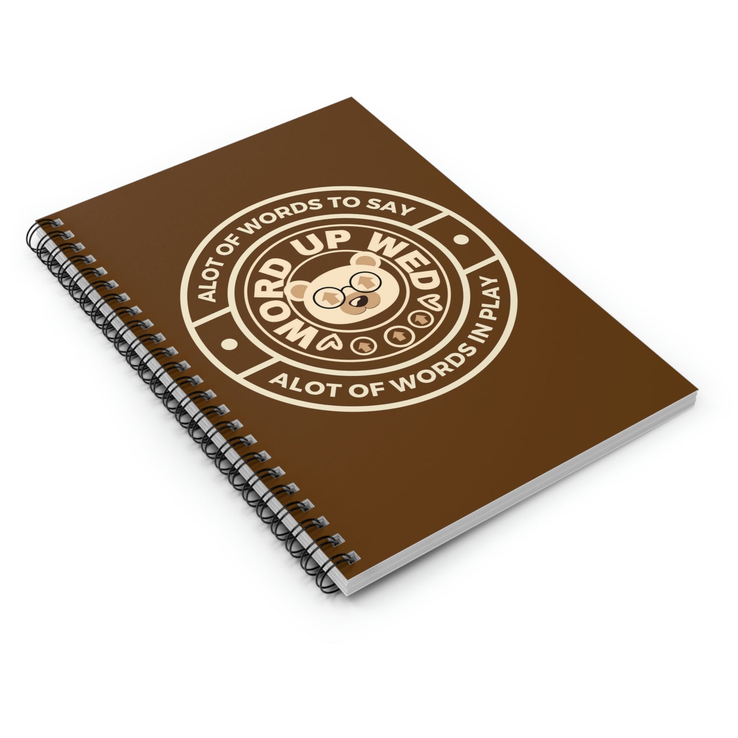 "Word Up Wednesday" Classic Spiral Notebook - Ruled Line