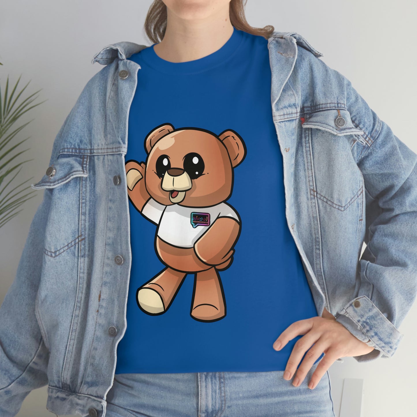 "Wordy Bear" Unisex Heavy Cotton Tee