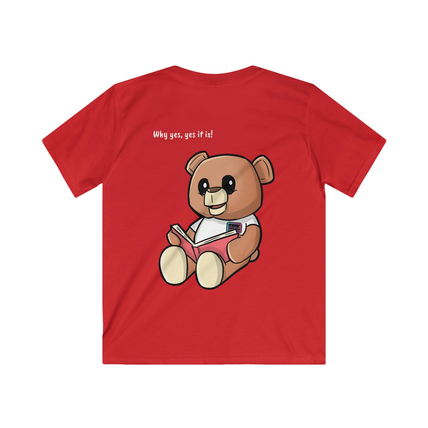 Kids "Bear On Back" Softstyle Tee