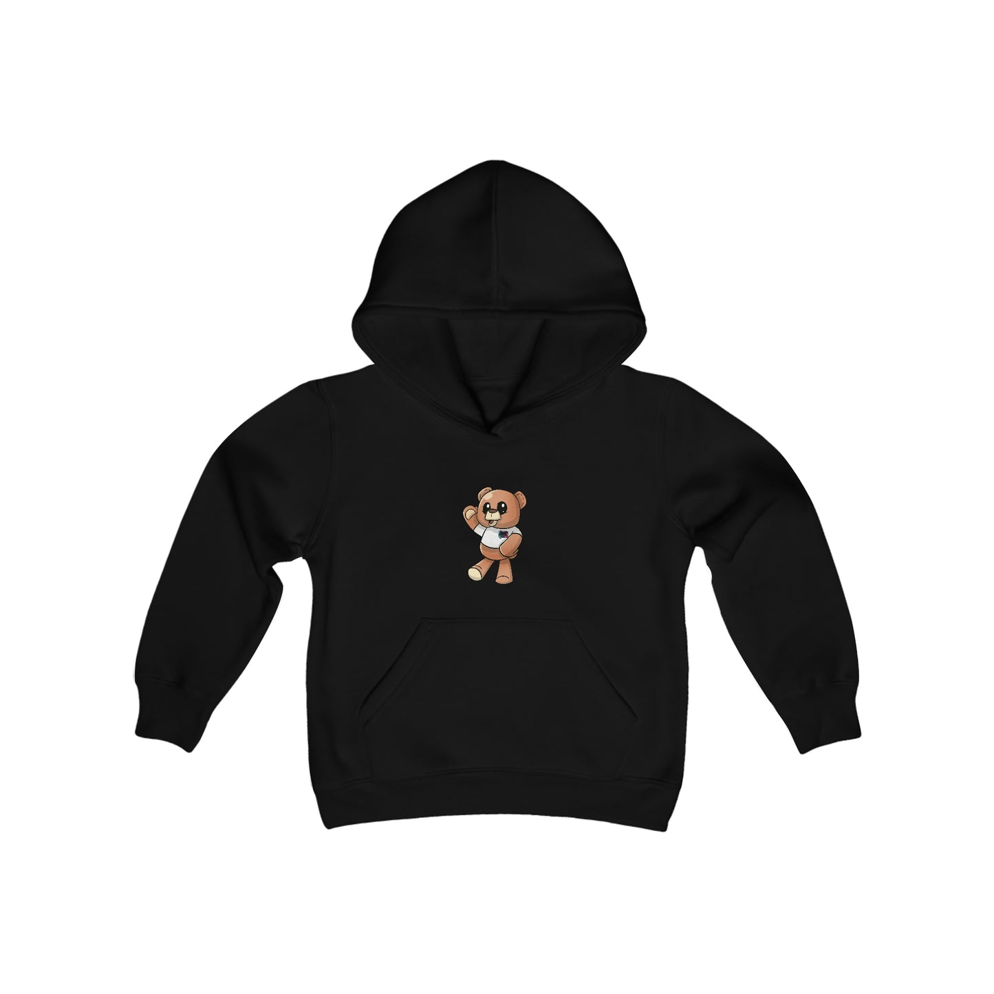 Youth "Wordy Bear"  Heavy Blend Hooded Sweatshirt