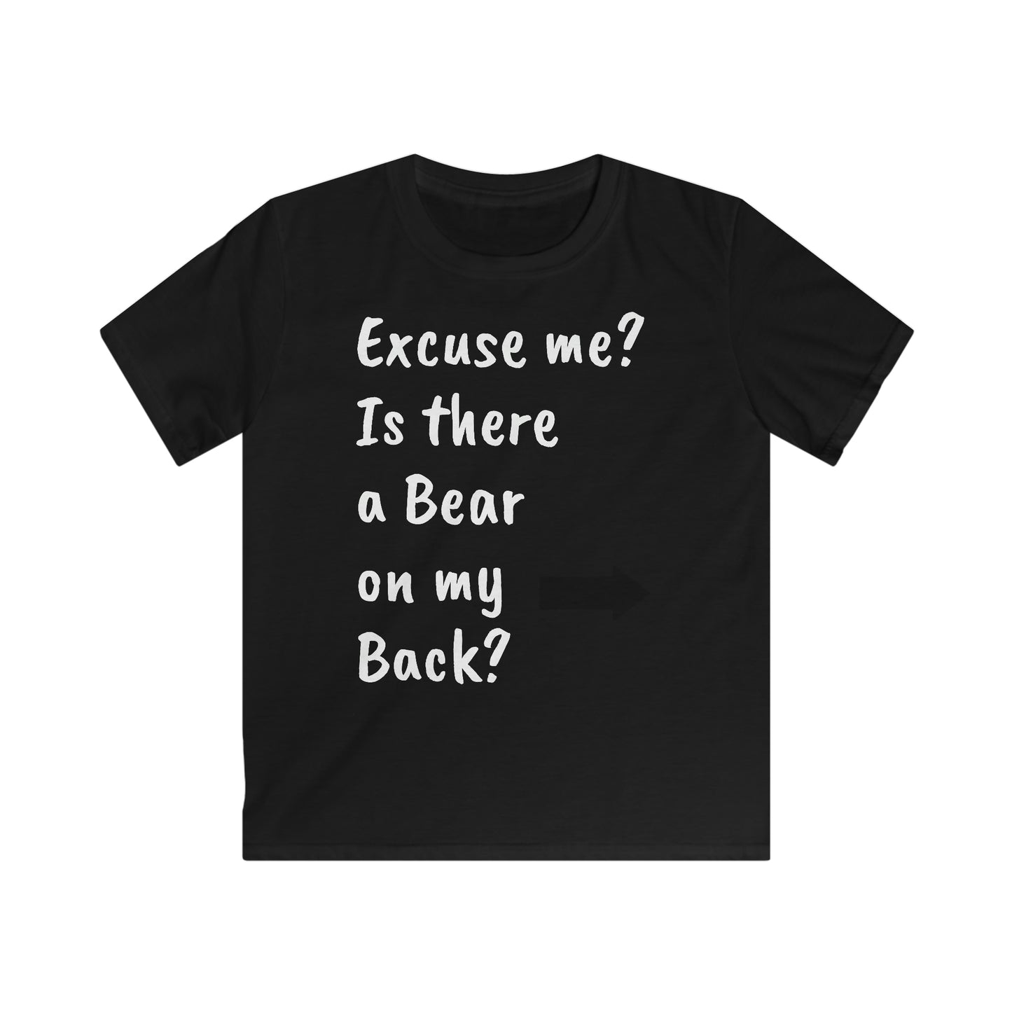 Kids "Bear On Back" Softstyle Tee