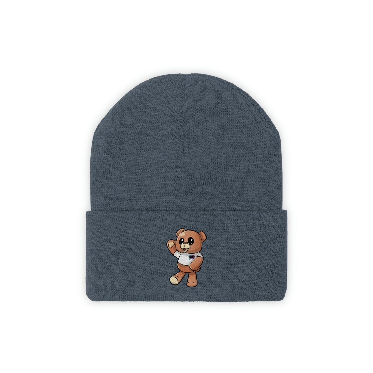 'Wordy Bear" Knit Beanie