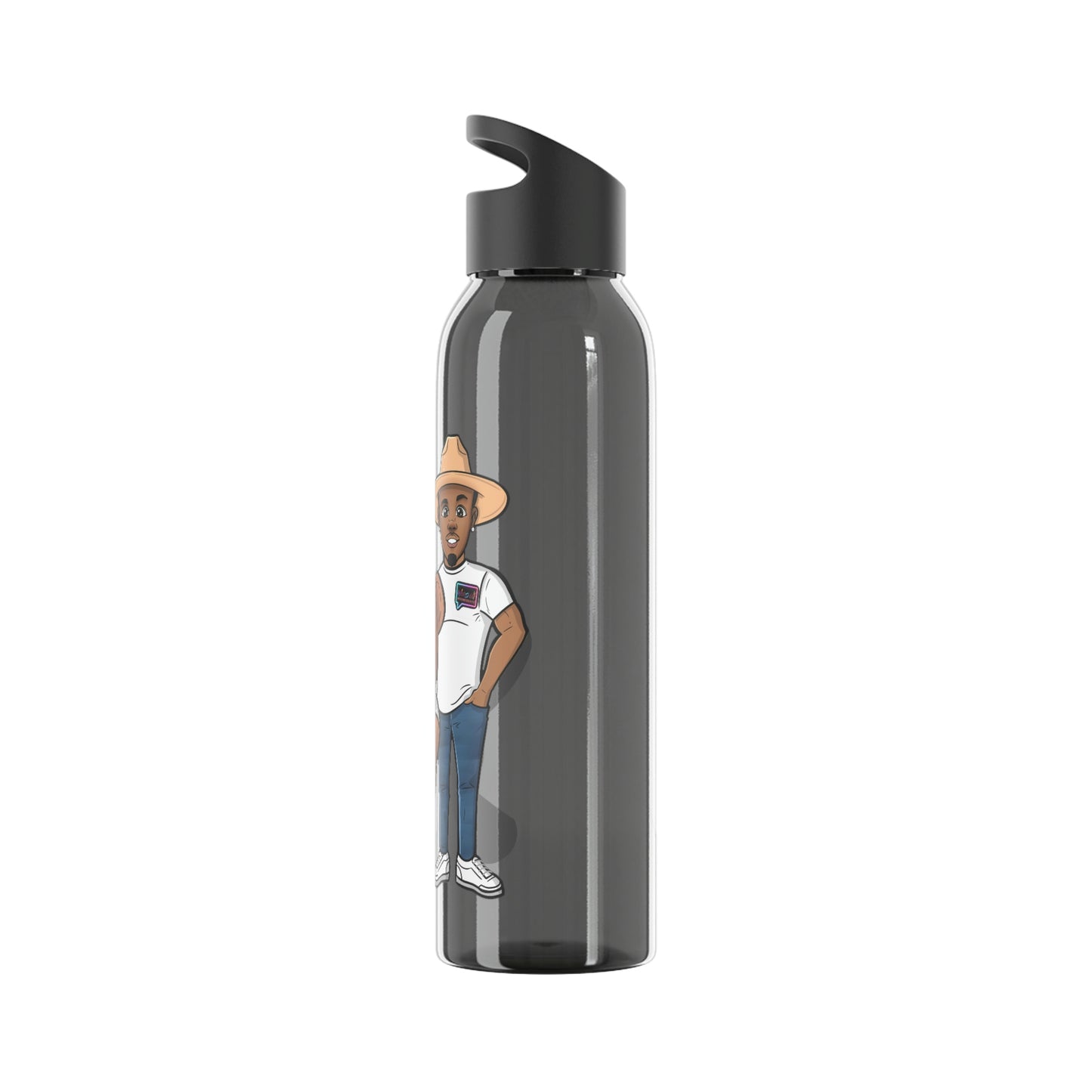 "Henry and Wordy Bear" Sky Water Bottle