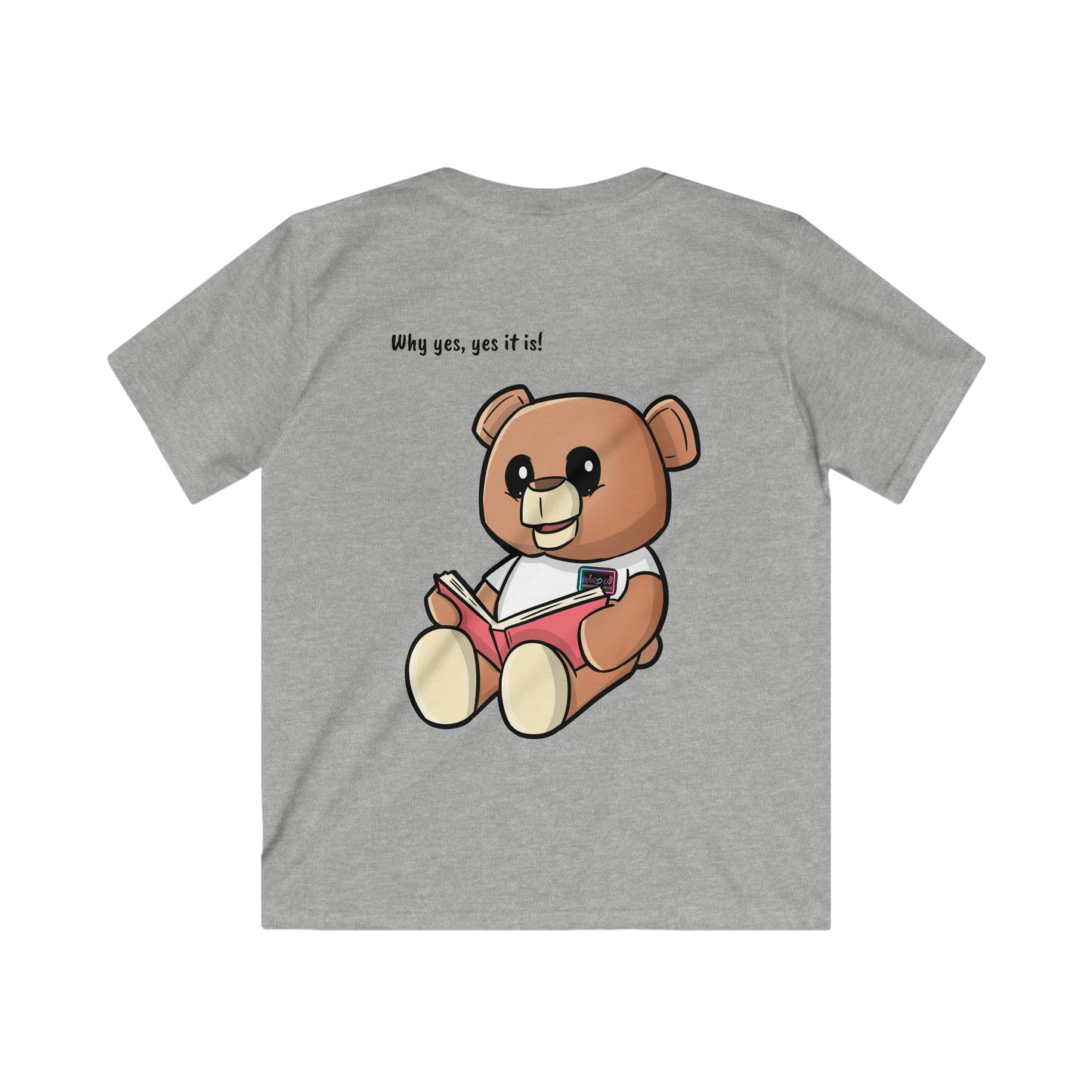 Kids "Bear On Back" Softstyle Tee