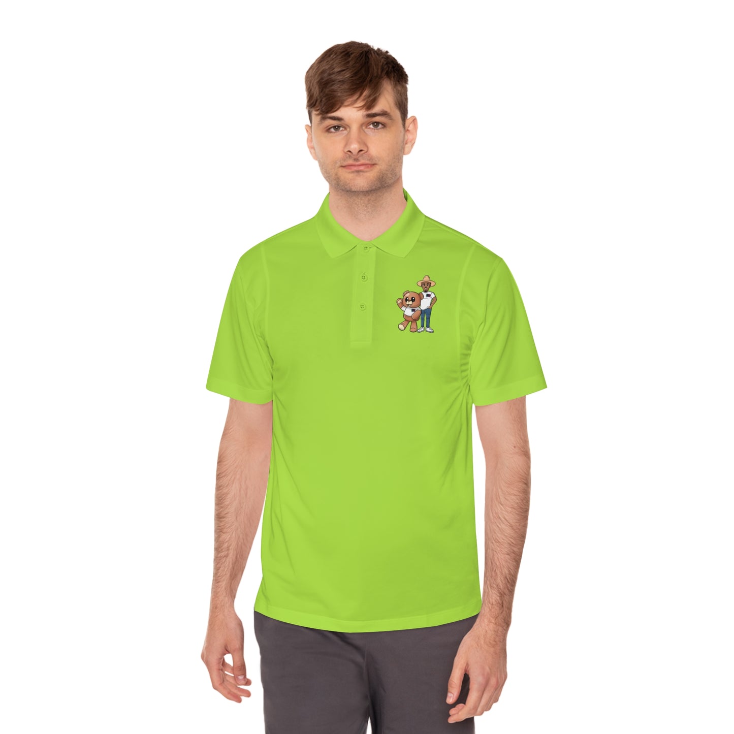 Men's "Word Up Wednesdays" Logo Sport Polo Shirt