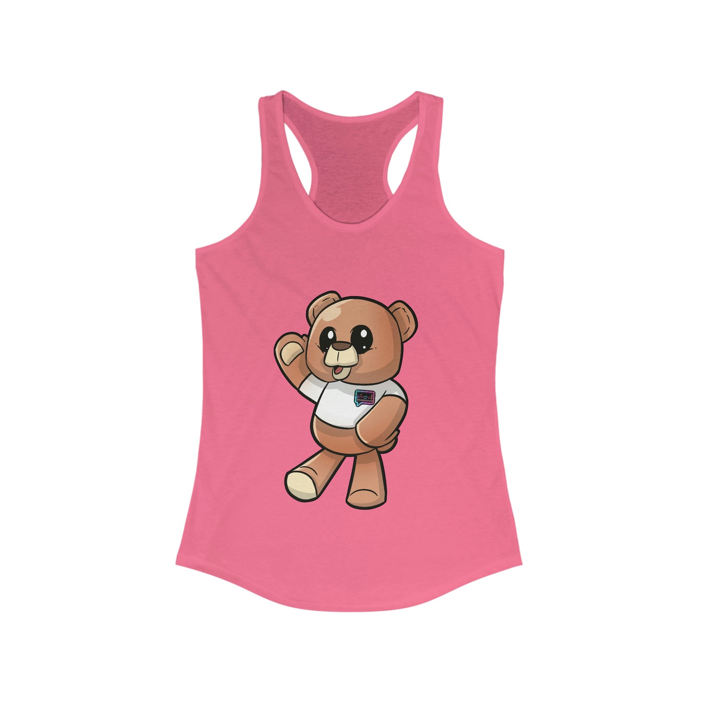 Women's "Wordy Bear"   Racerback Workout Tank