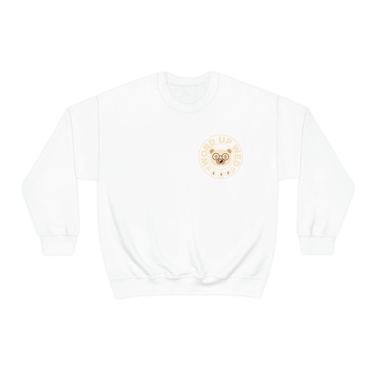 Unisex "Word Up Wednesdays Logo" Crewneck Sweatshirt