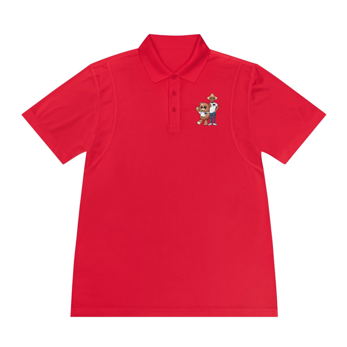 Men's "Word Up Wednesdays" Logo Sport Polo Shirt