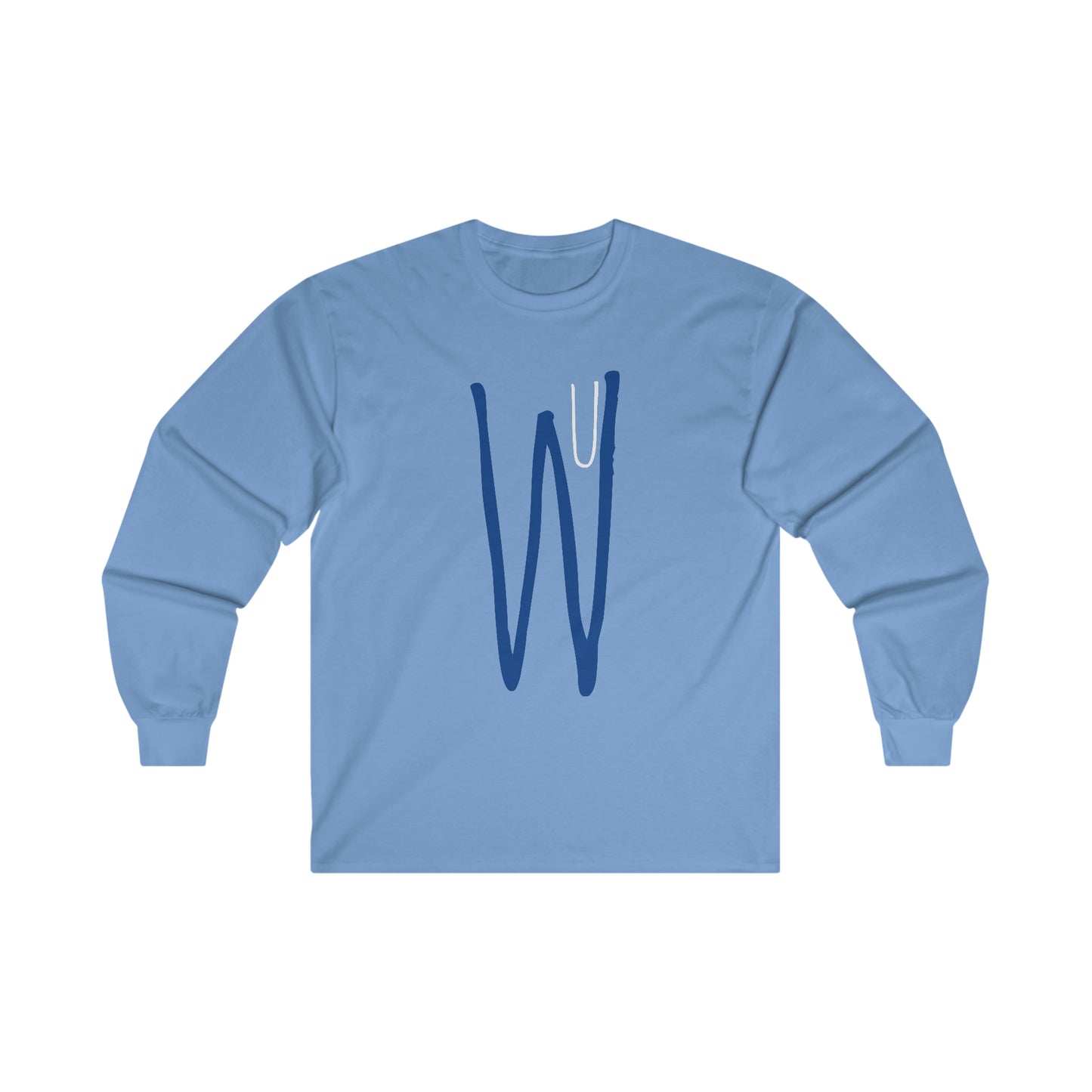 WU University Graphic Long Sleeve Unisex Tee