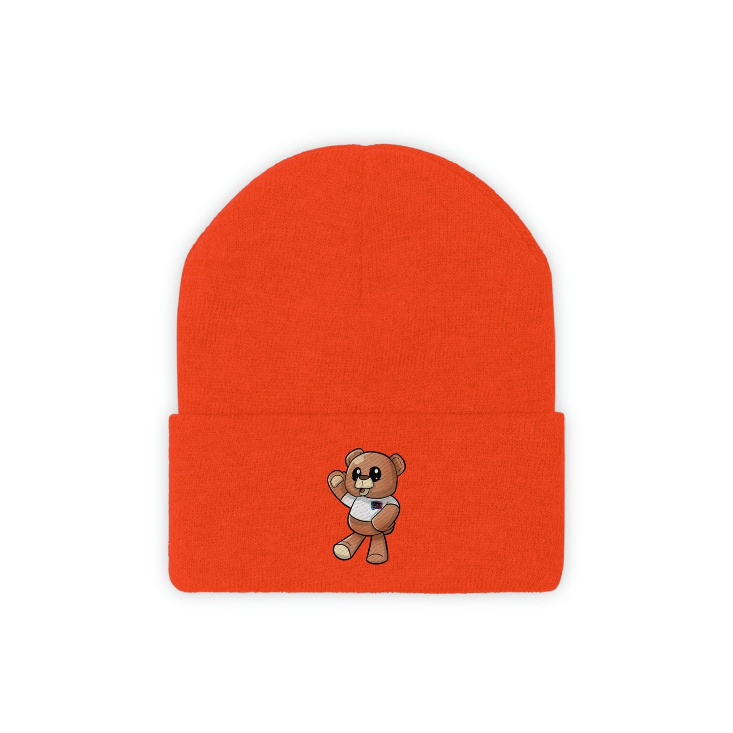 'Wordy Bear" Knit Beanie