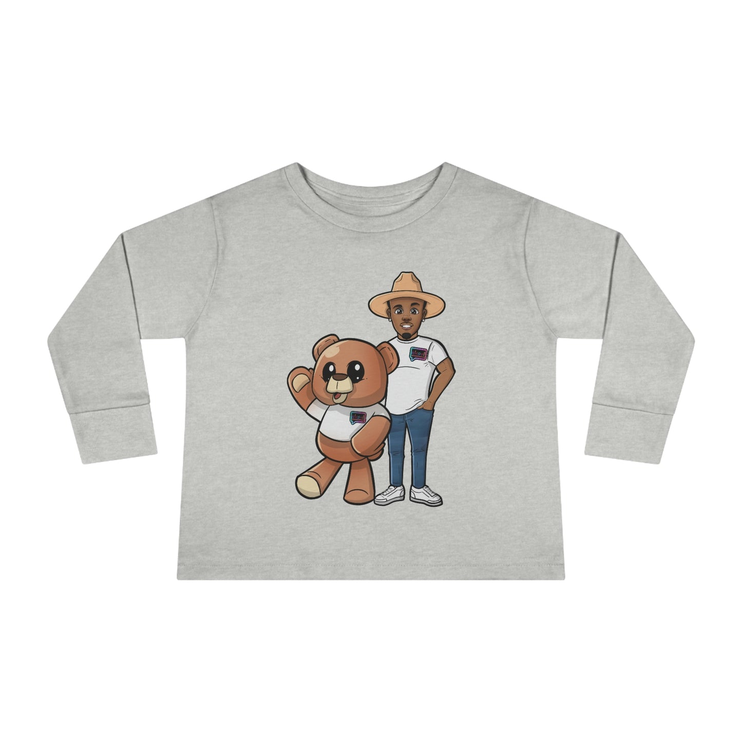 Toddler "Henry and Wordy Bear"  Long Sleeve Tee