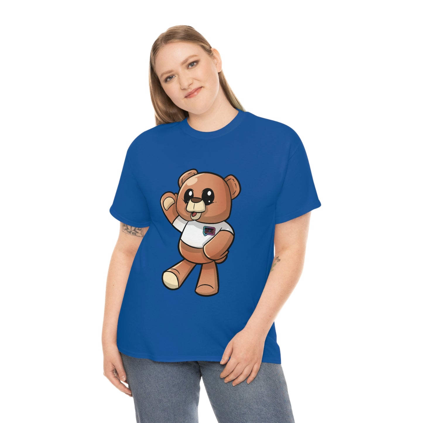 "Wordy Bear" Unisex Heavy Cotton Tee