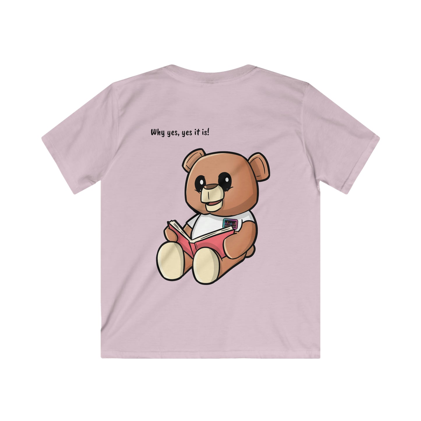 Kids "Bear On Back" Softstyle Tee