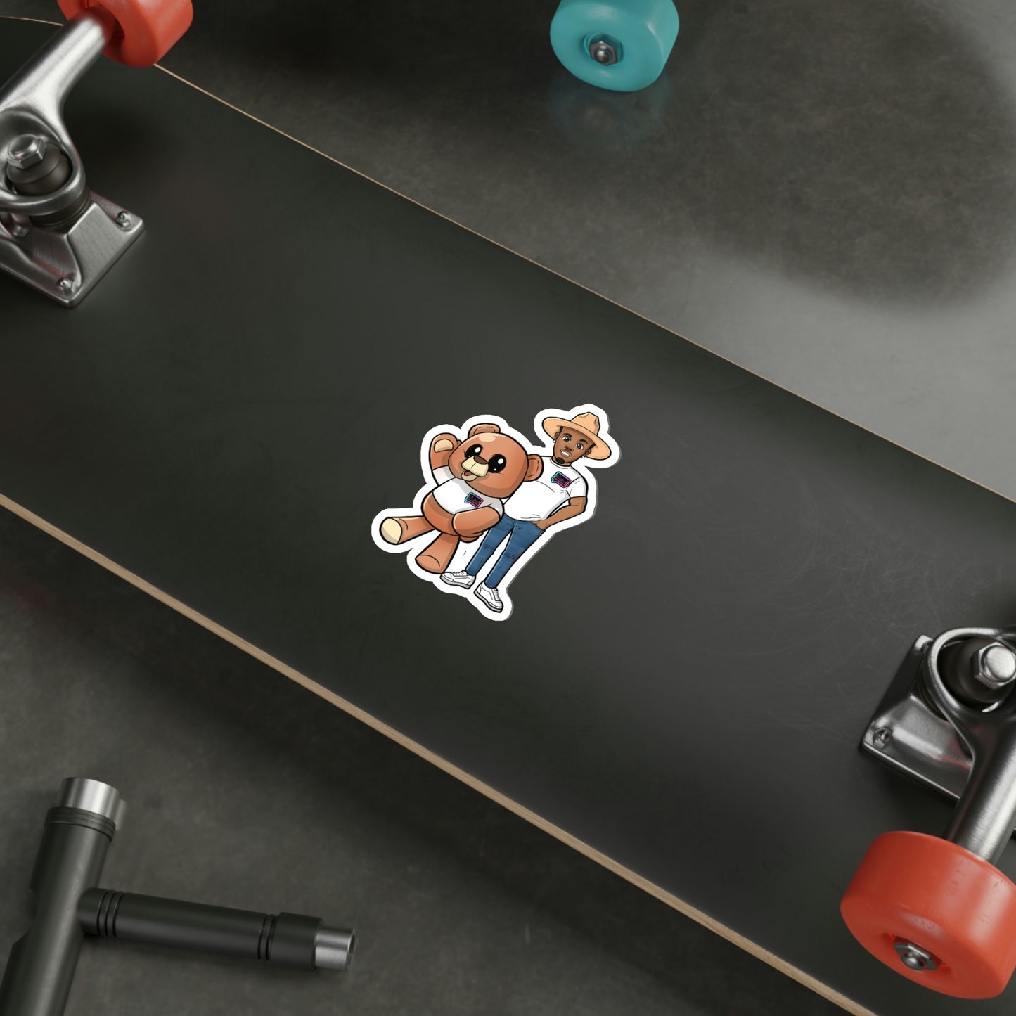 "Wordy Bear" Die-Cut Stickers