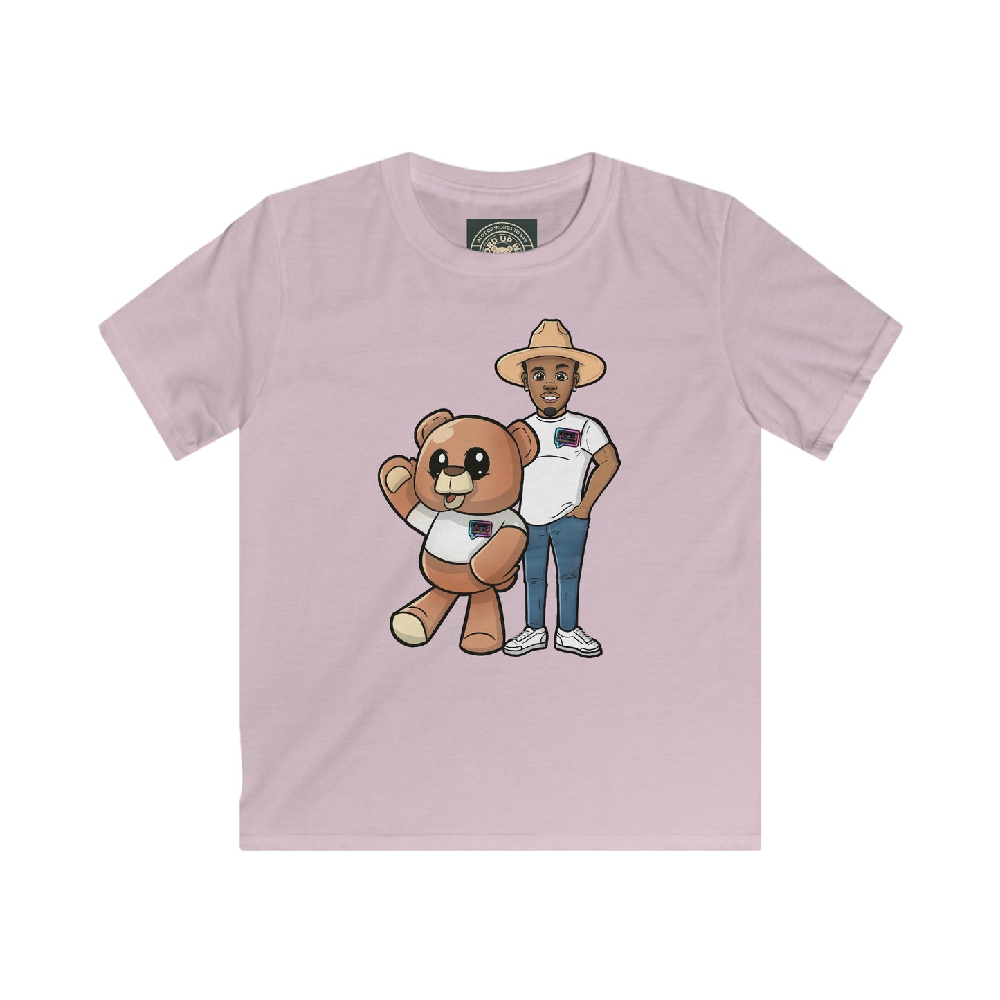 Kids "Henry and Wordy Bear" Softstyle Tee