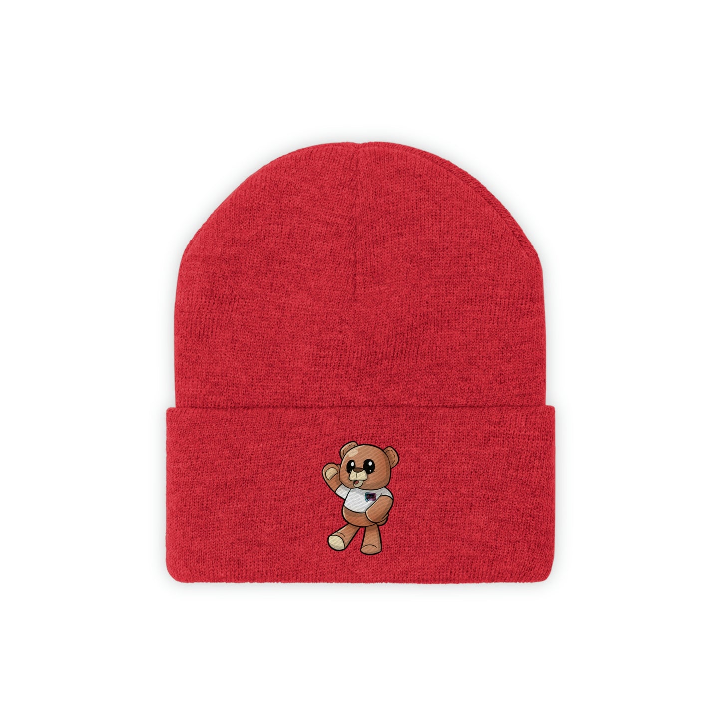 'Wordy Bear" Knit Beanie