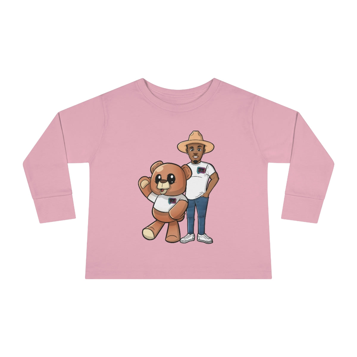 Toddler "Henry and Wordy Bear"  Long Sleeve Tee